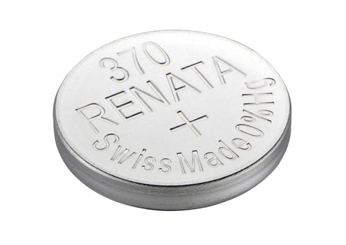 Renata 370 (SR920W)Silver Oxide Battery 1.55V , 1 Battery - Royal Technologies :::::  genuinebattery.com