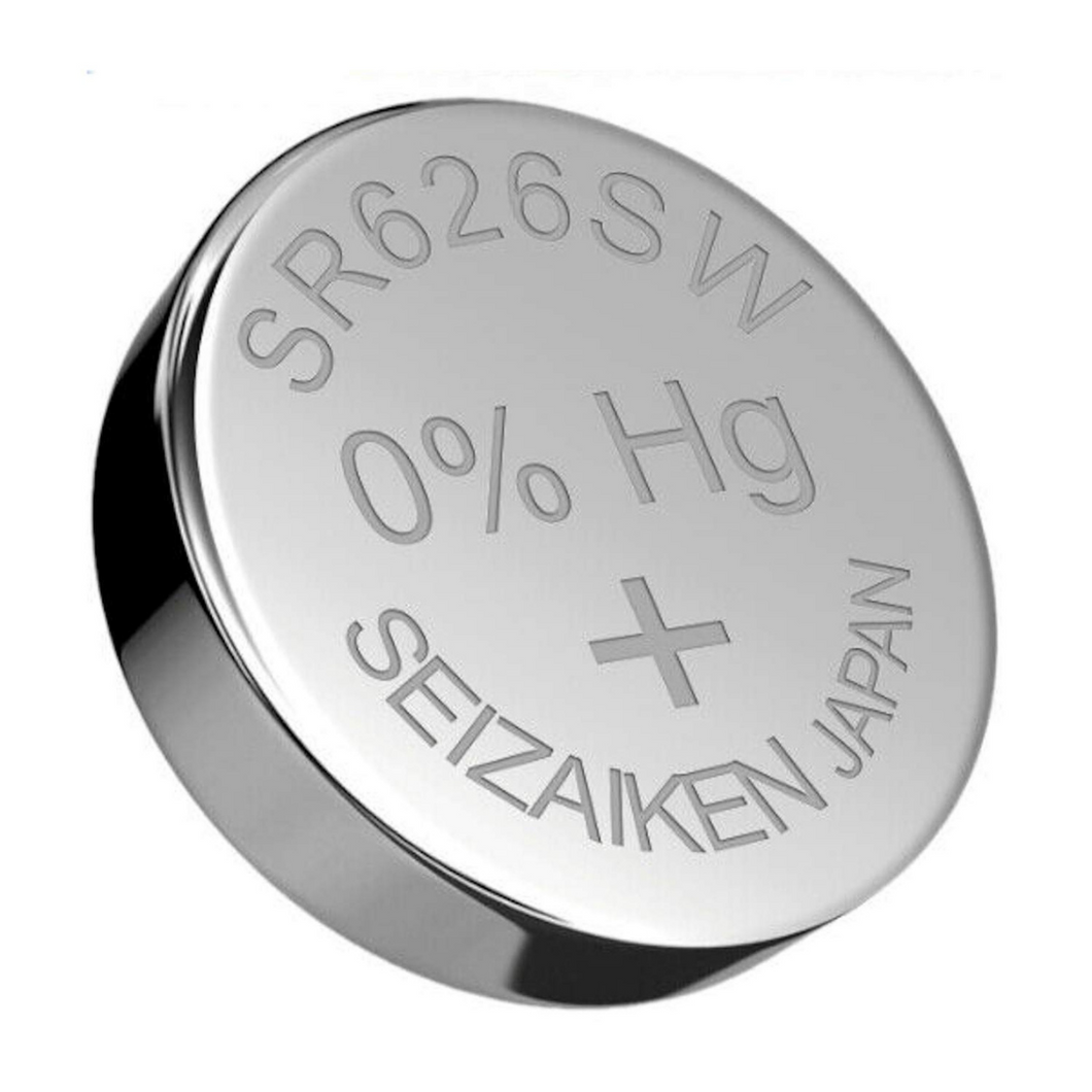 SR626SW 377 Seizaiken Silver Oxide Battery, 1 Battery - Royal Technologies :::::  genuinebattery.com