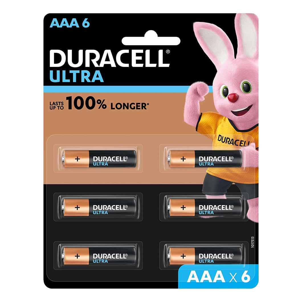 Duracell Ultra Alkaline AAA Battery, 6 Pcs - Royal Technologies :::::  genuinebattery.com