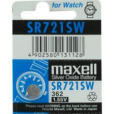 Maxell 362 (SR721SW) Silver Oxide 1.55V Battery, 1 battery - Royal Technologies :::::  genuinebattery.com