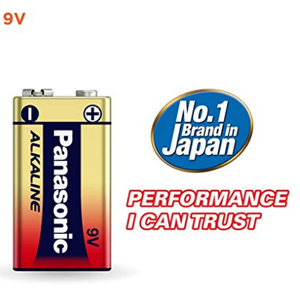 Panasonic 9 volt Alkaline Battery 6LR61TDG/1B 9V - Royal Technologies :::::  genuinebattery.com