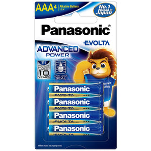 Panasonic EVOLTA AAA Battery (Pack of 4) - Royal Technologies :::::  genuinebattery.com