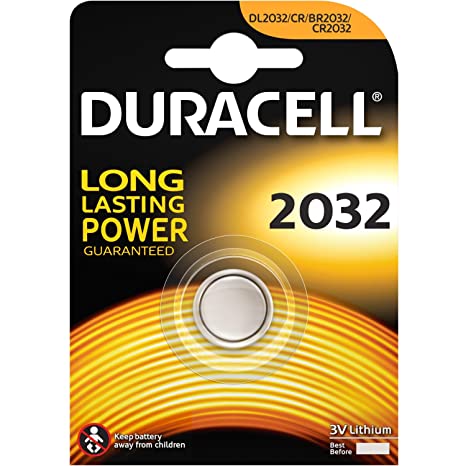 Duracell CR2032 3V Lithium Coin Battery, Pack of 1 – Royal