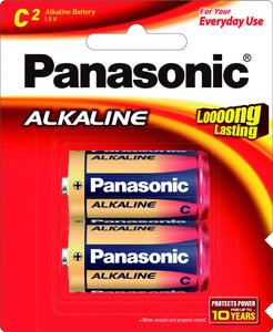 Panasonic Alkaline C Size LR14  (Pack of 2 Cells) - Royal Technologies :::::  genuinebattery.com