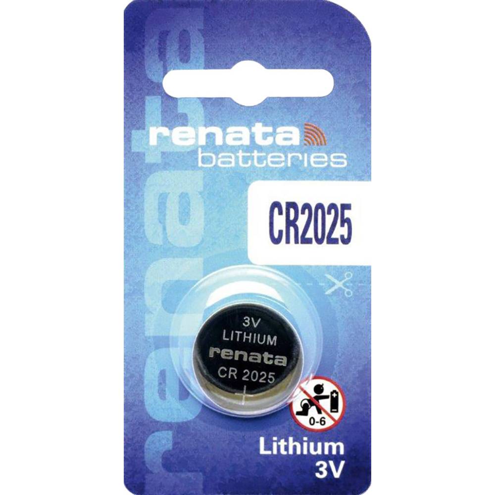 CR2025 Renata Lithium Coin Battery, 1 battery - Royal Technologies :::::  genuinebattery.com